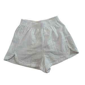 Fabletics Women's White Short 100% Cotton Size S